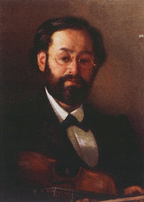 portrait of violinist vg walter