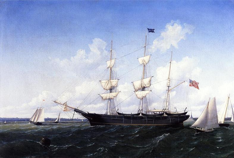 Whaling Bark J D Thompson of New Bedford