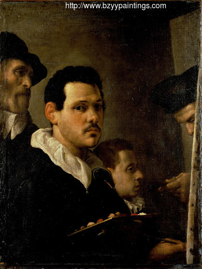 Self Portrait with the Three Ages of Man also known as Self Portrait with Three Other Figures)